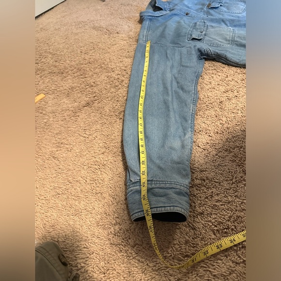 Large L Vintage blue cotton jacket button up - Picture 5 of 5